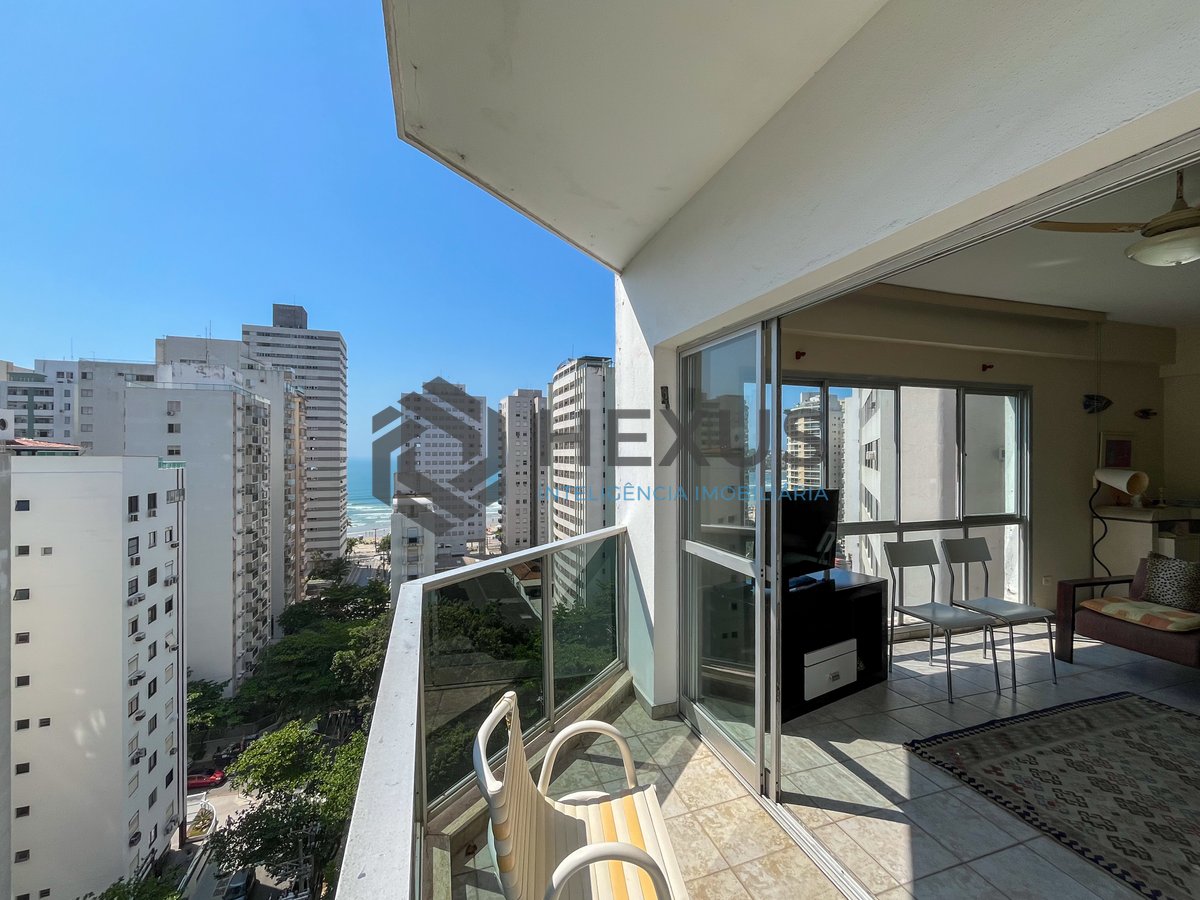 Foto 10 de Apartamento com varanda vista mar e lazer na região da barra funda da Praia das Pitangueiras, Guaruja