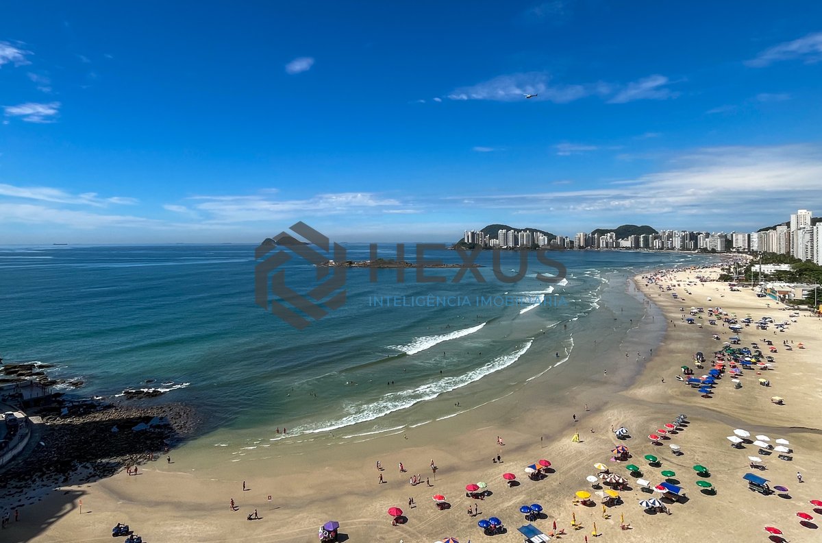 Foto 17 de Apartamento frente mar com varanda na Praia das Pitangueiras, Guaruja