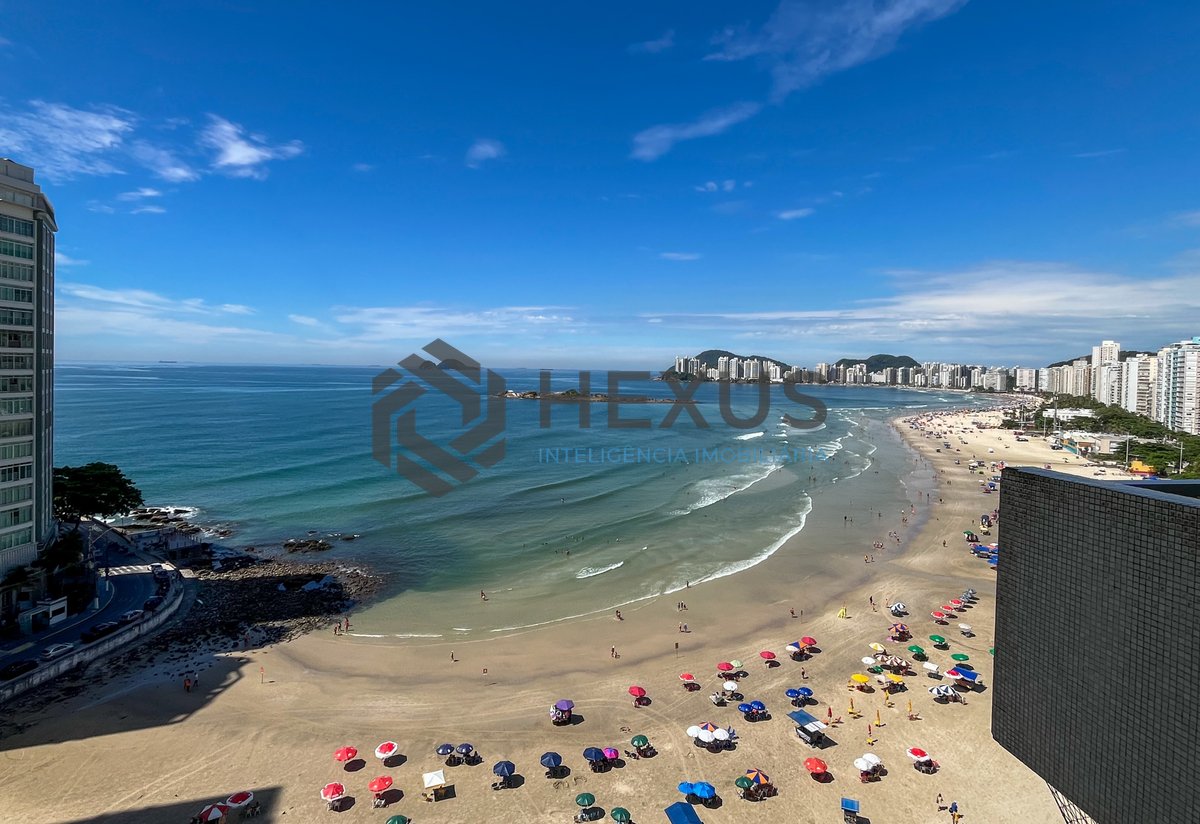 Foto 28 de Apartamento frente mar com varanda na Praia das Pitangueiras, Guaruja