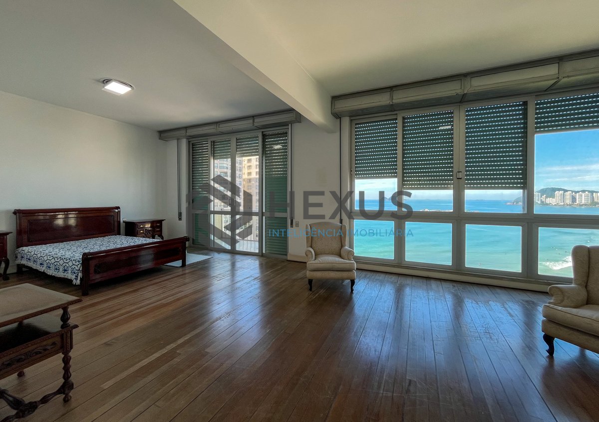 Foto 38 de Apartamento frente mar com varanda na Praia das Pitangueiras, Guaruja