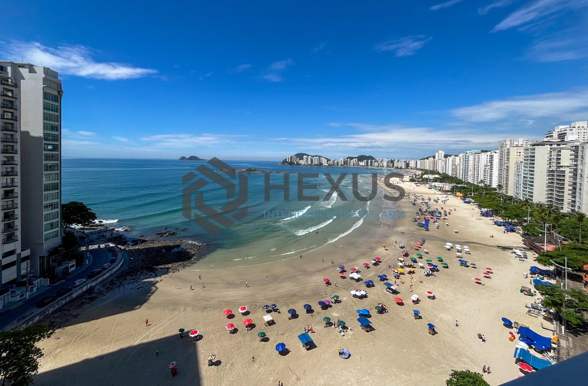Foto 45 de Apartamento frente mar com varanda na Praia das Pitangueiras, Guaruja