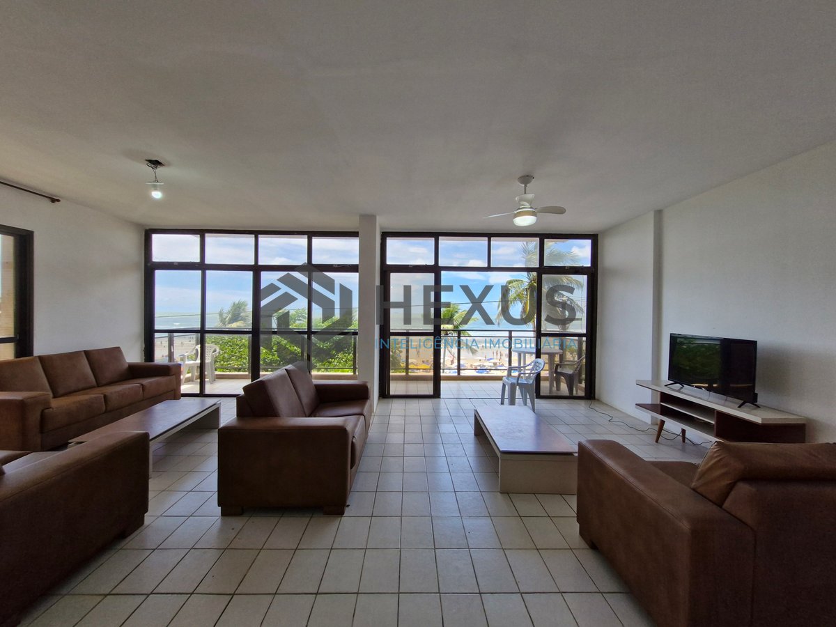 Foto 6 de Apartamento frente mar com varanda vista mar na Praia das Pitangueiras, Guaruja