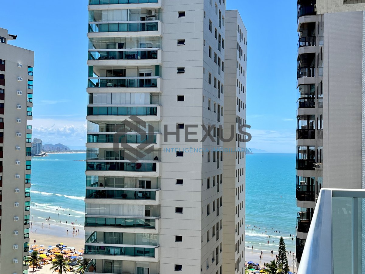 Foto 2 de Apartamento com varanda vista mar e lazer na beira mar da Praia das Asturias, Guaruja