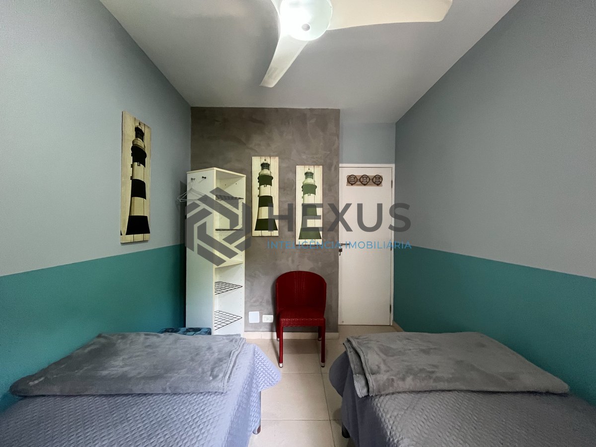 Foto 14 de Apartamento com varanda e lazer na Praia das Pitangueiras, Guaruja
