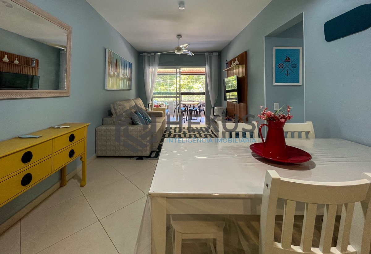 Foto 5 de Apartamento com varanda e lazer na Praia das Pitangueiras, Guaruja
