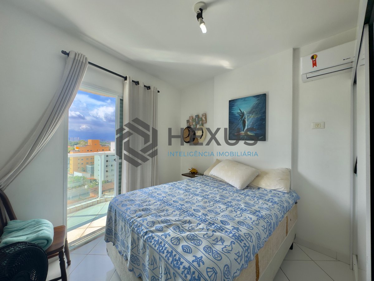 Foto 10 de Apartamento com varanda vista mar e lazer na Praia do Tombo, Guaruja