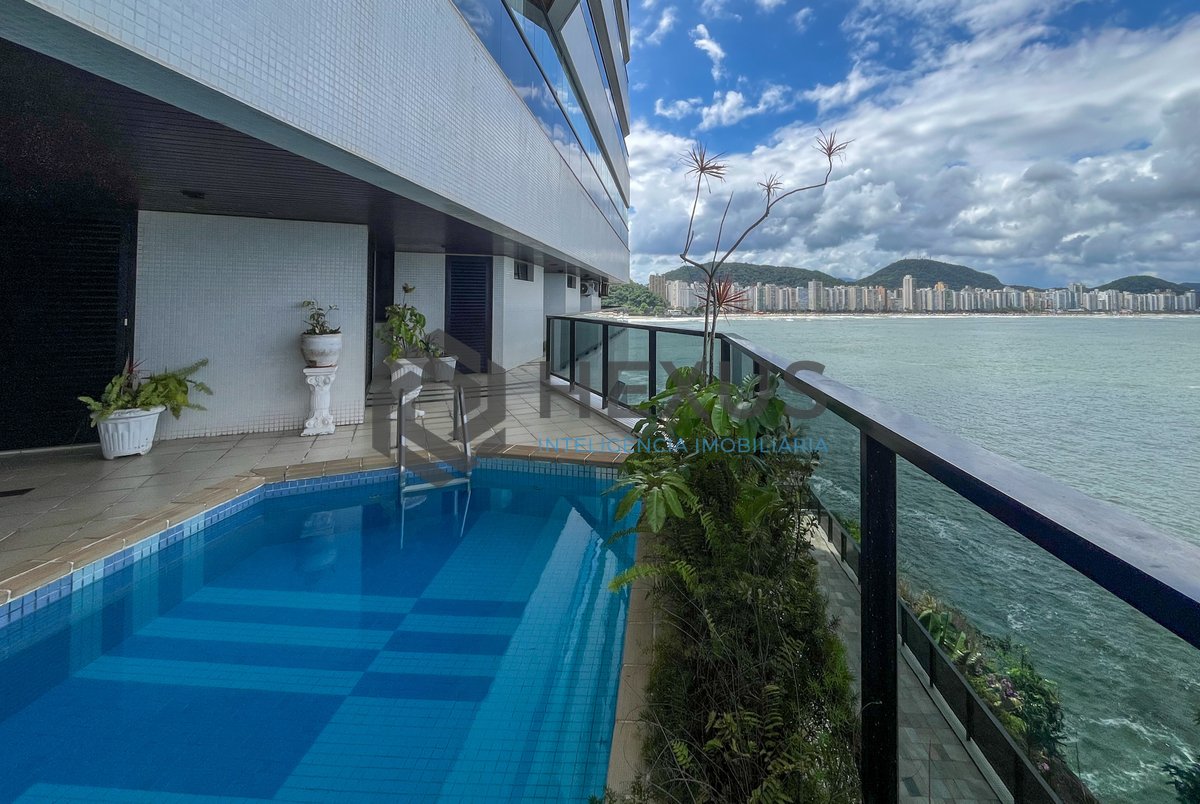 Foto 17 de Apartamento de alto padrão frente mar com piscina na varanda vista mar e lazer na Praia das Asturias, Guaruja