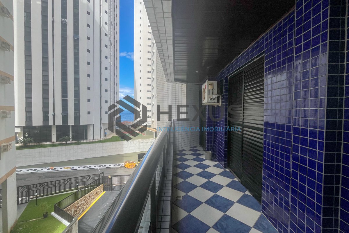 Foto 7 de Apartamento com varanda e lazer na beira mar da Praia das Asturias, Guaruja