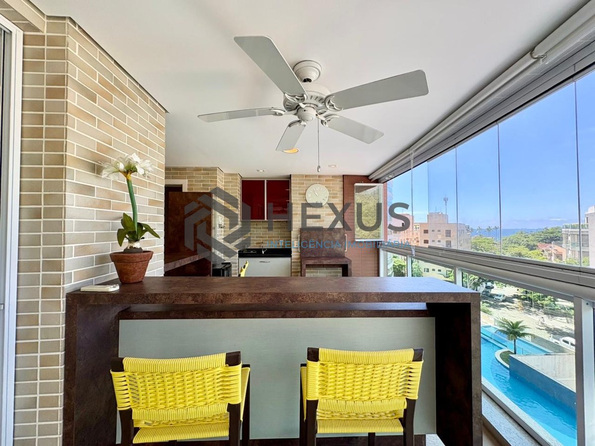 Foto 10 de Apartamento com varanda gourmet e lazer de clube na Praia da Enseada, Guaruja