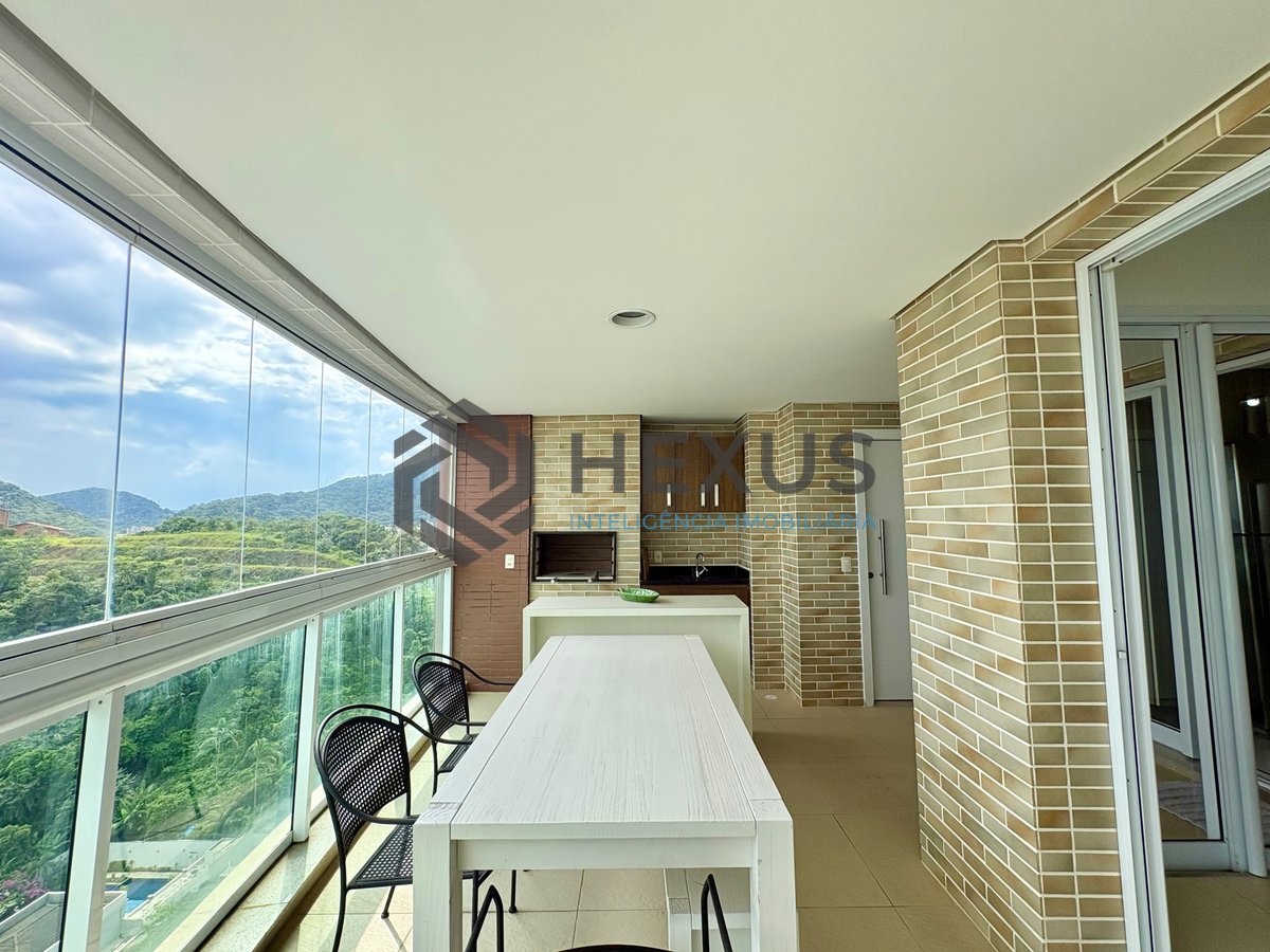 Foto 3 de Apartamento com varanda gourmet vista mar e lazer na Praia da Enseada, Guaruja
