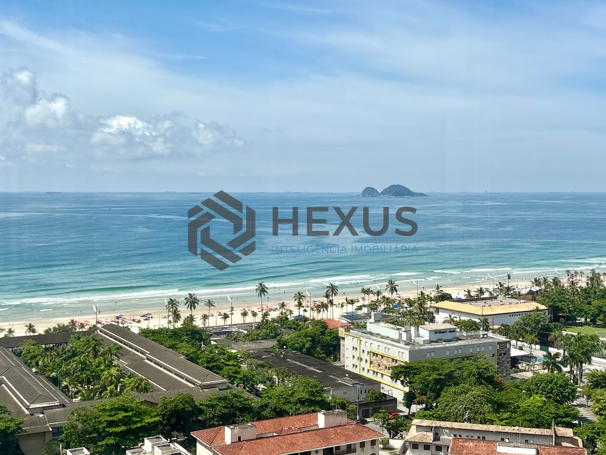 Foto 13 de Apartamento com varanda gourmet e lazer beira mar da Praia da Enseada, Guaruja