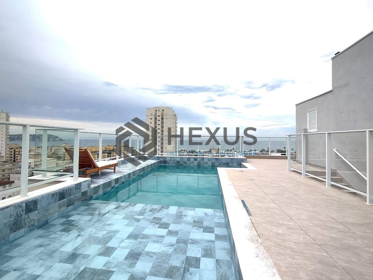 Foto 16 de Apartamento com varanda e lazer na Praia da Enseada, Guaruja