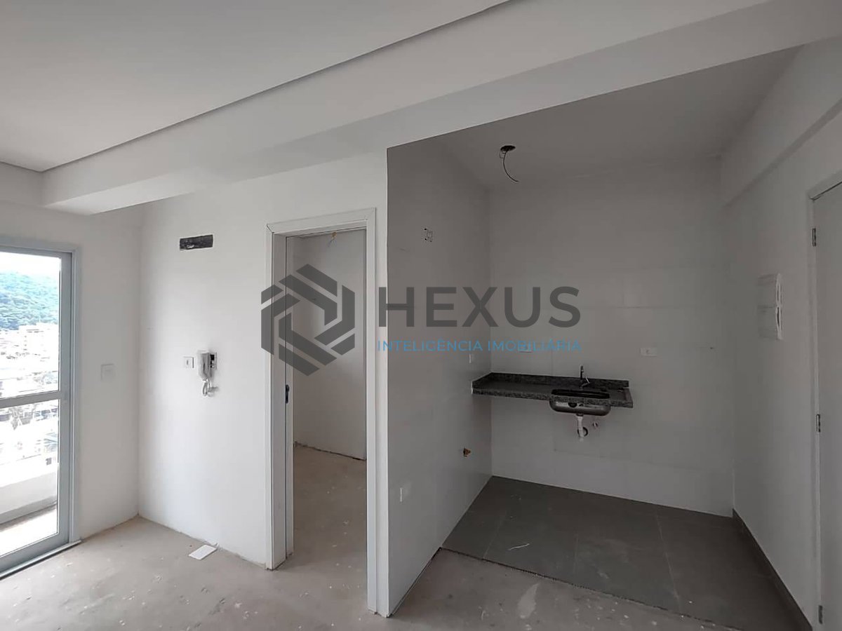 Foto 13 de Apartamento com varanda e lazer na Praia da Enseada, Guaruja