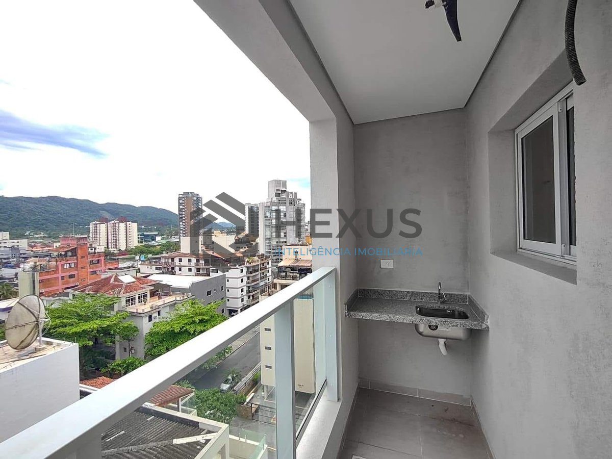 Foto 6 de Apartamento com varanda e lazer na Praia da Enseada, Guaruja