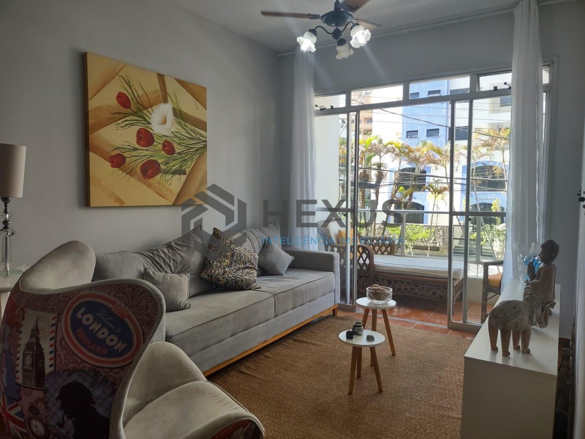 Foto 4 de Apartamento com varanda na Praia da Enseada, Guaruja