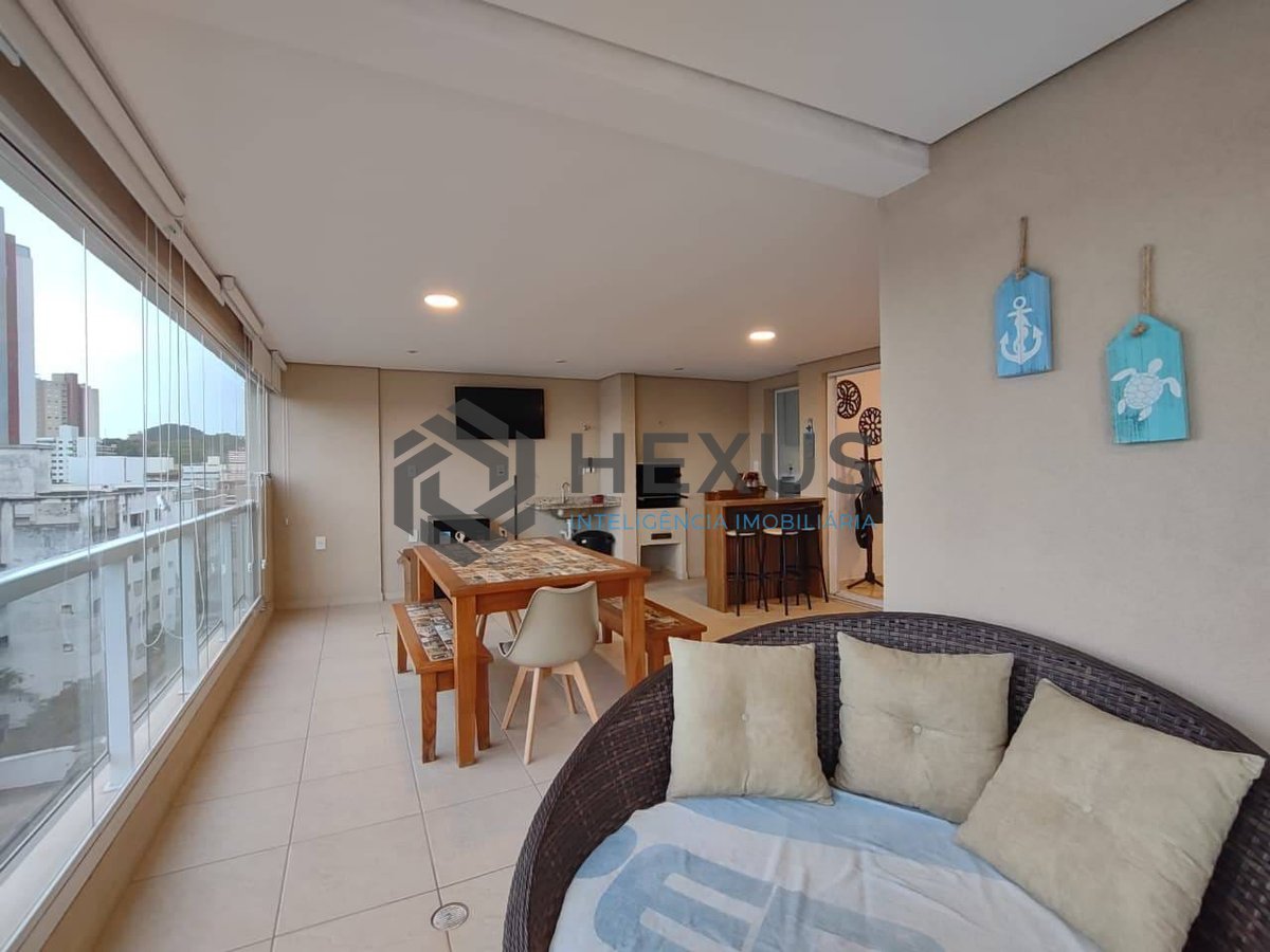 Foto 3 de Apartamento com vista mar e varanda gourmet na Praia da Enseada, Guaruja