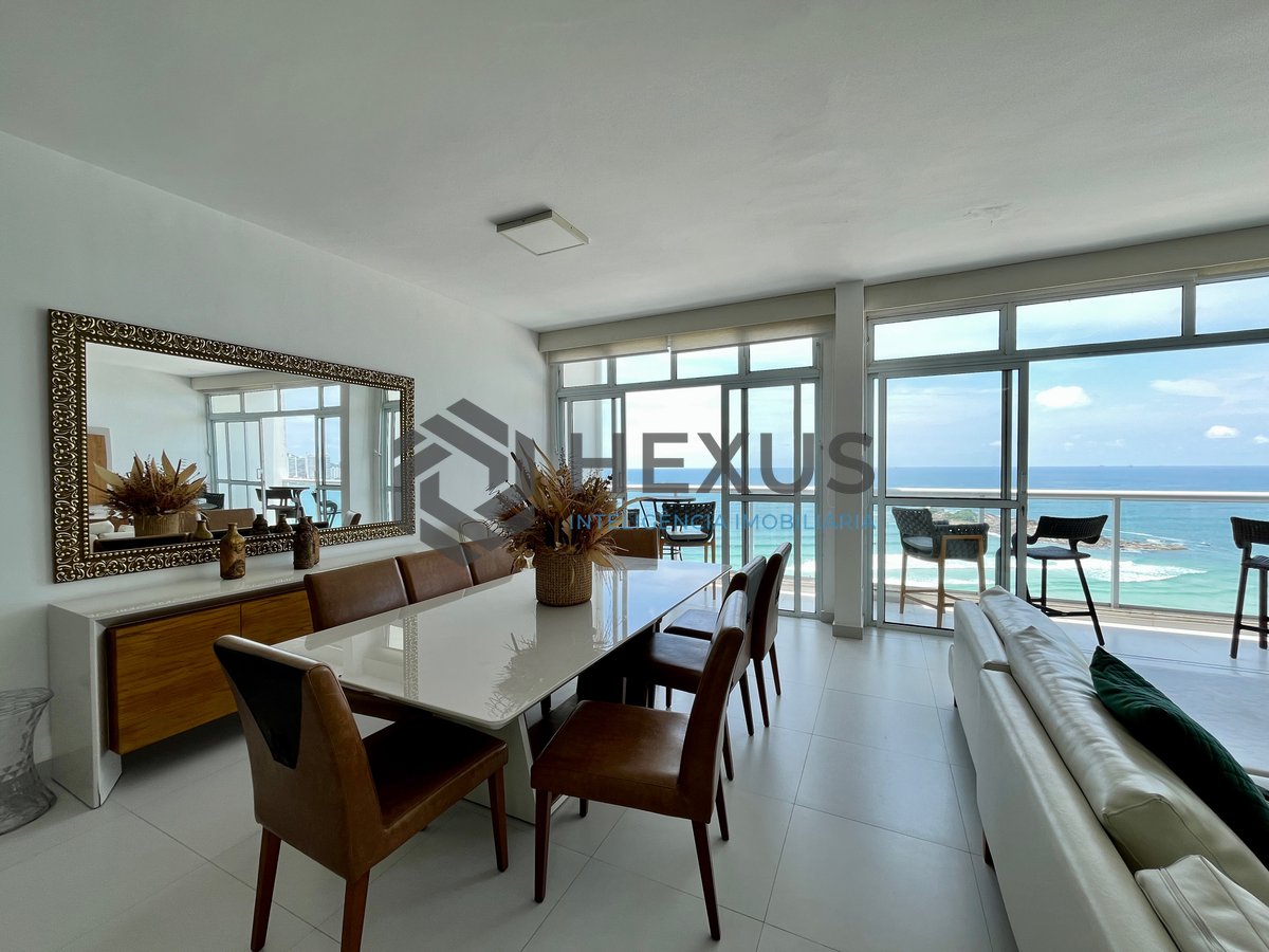 Foto 12 de Apartamento frente mar com varanda na Praia das Pitangueiras, Guaruja