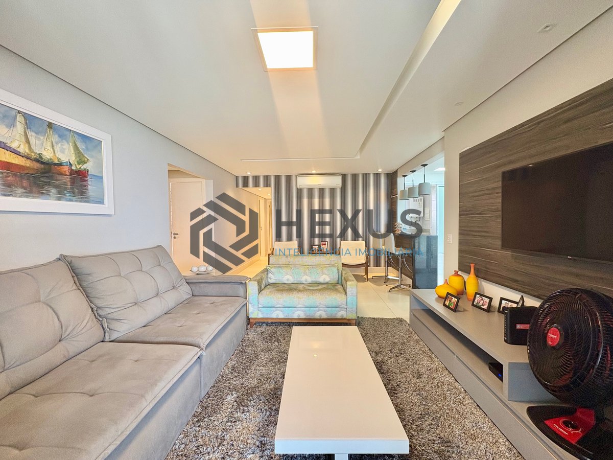 Foto 4 de Apartamento com varanda gourmet vista mar e lazer na Praia da Enseada, Guaruja