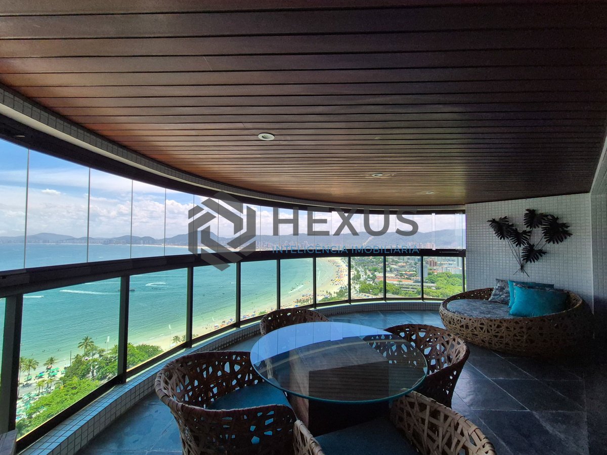 Foto 6 de Apartamento frente mar com lazer de clube e varanda na Praia da Enseada, Guaruja