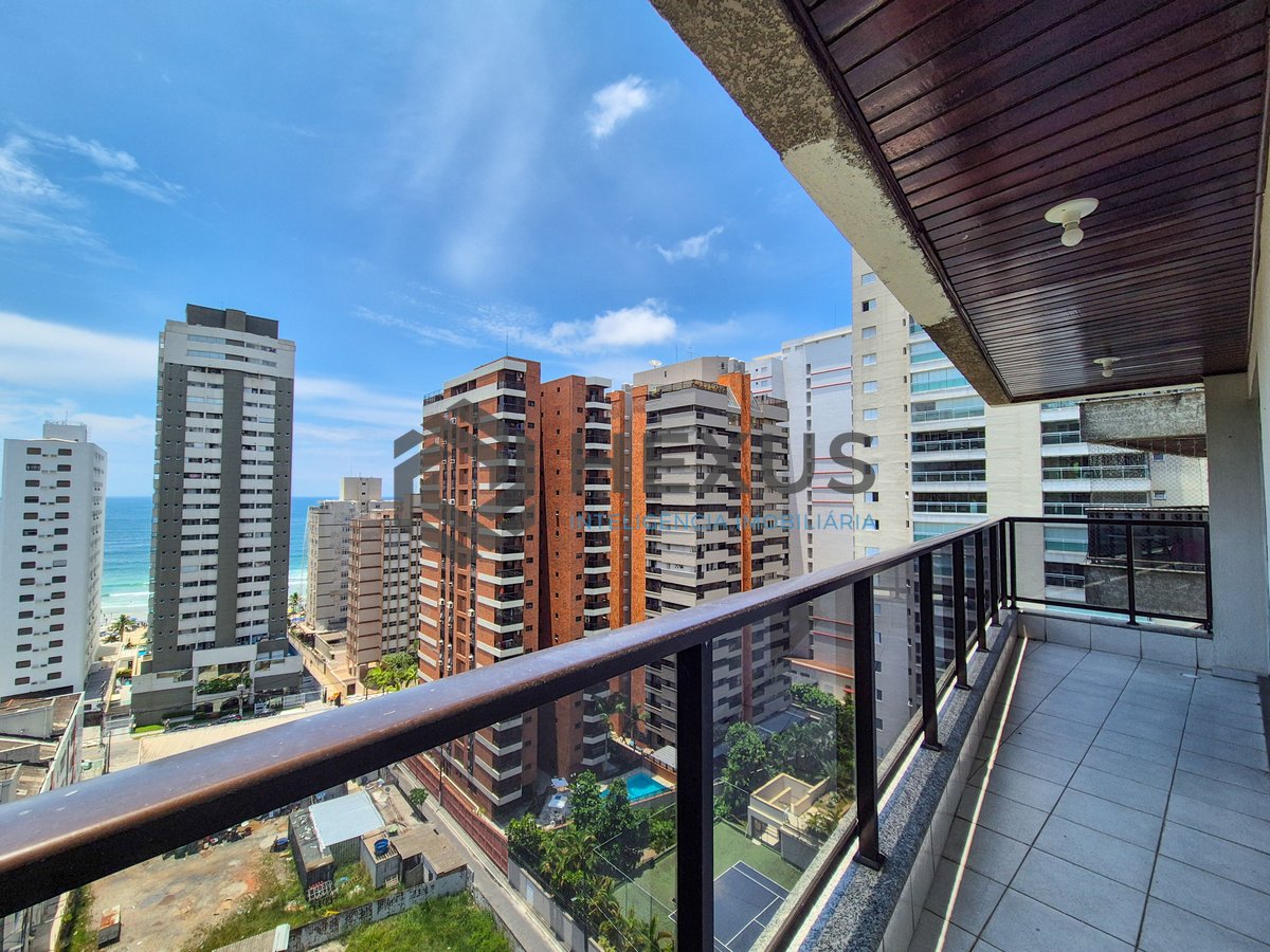 Foto 5 de Apartamento com varanda vista mar e lazer na Praia das Asturias, Guaruja