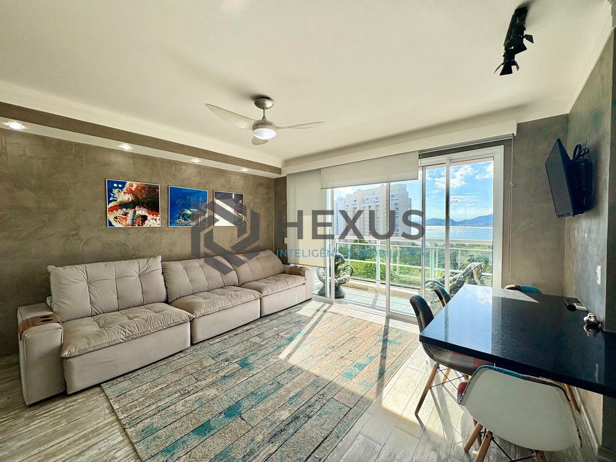 Foto 5 de Apartamento beira mar com varanda e lazer na Praia da Enseada, Guaruja
