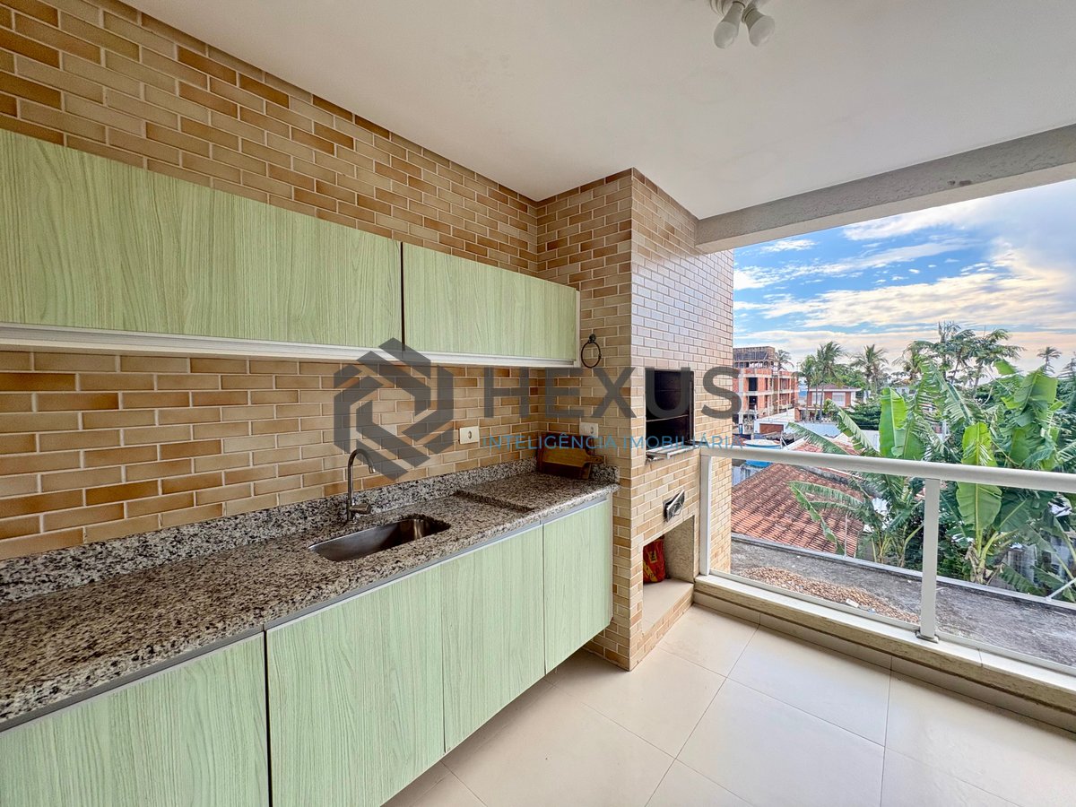 Foto 6 de Apartamento com varanda gourmet e lazer na Praia da Enseada, Guaruja