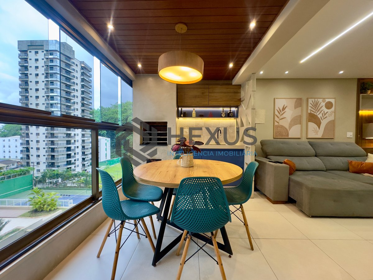 Foto 8 de Apartamento reformado com varanda gourmet e lazer na beira mar da Praia das Asturias, Guaruja