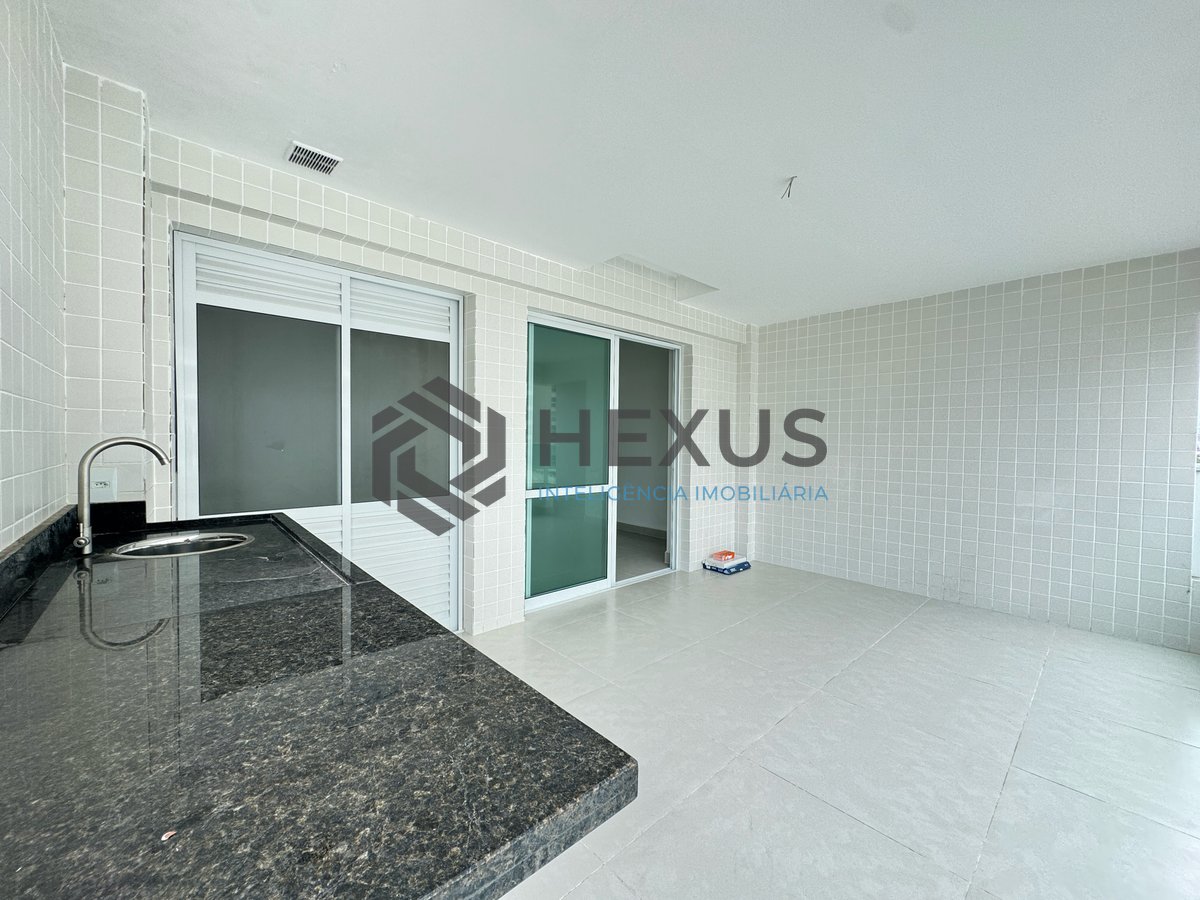 Foto 3 de Apartamento com varanda gourmet vista mar e lazer na Praia das Asturias, Guaruja
