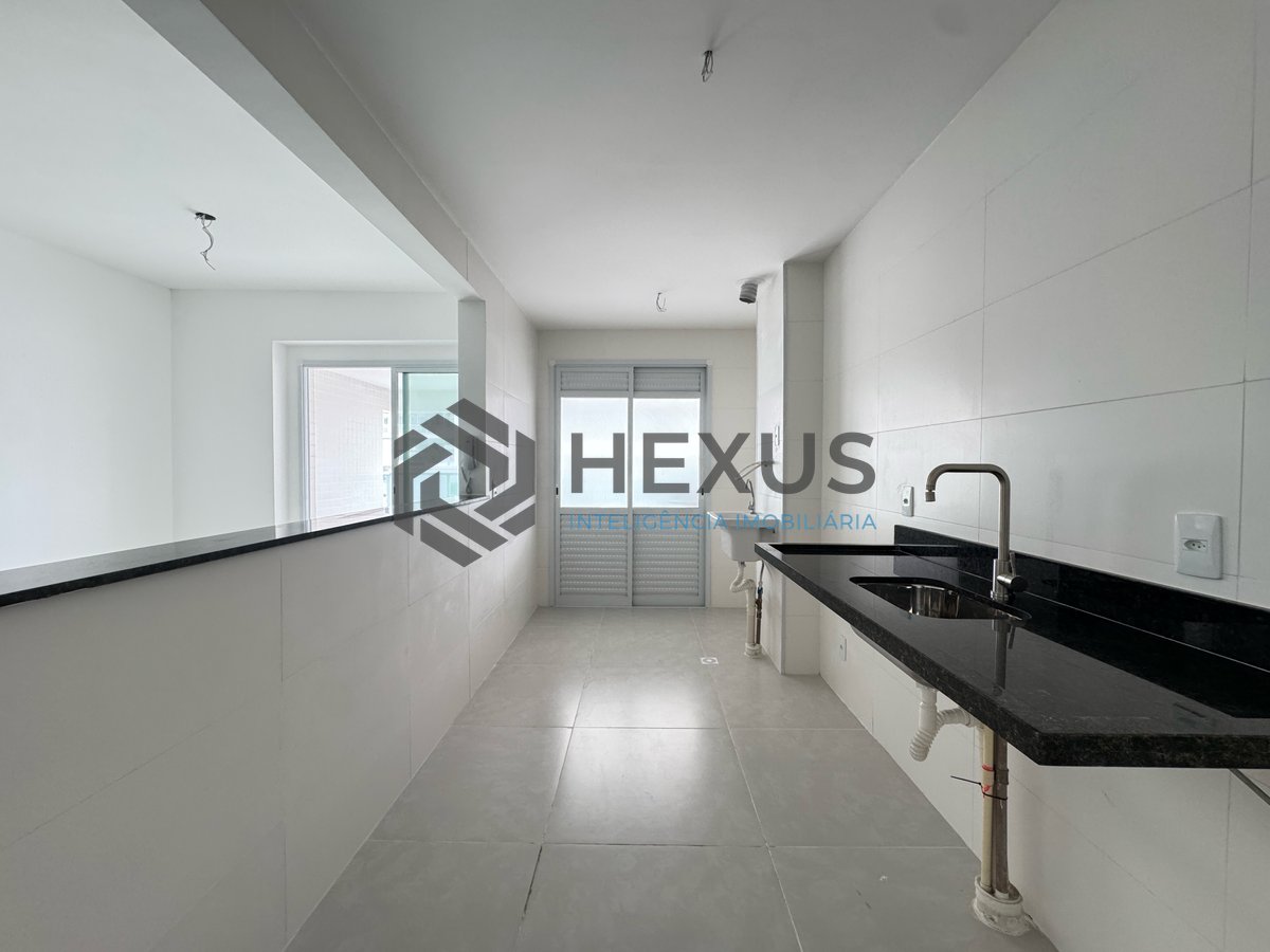 Foto 7 de Apartamento com varanda gourmet vista mar e lazer na Praia das Asturias, Guaruja