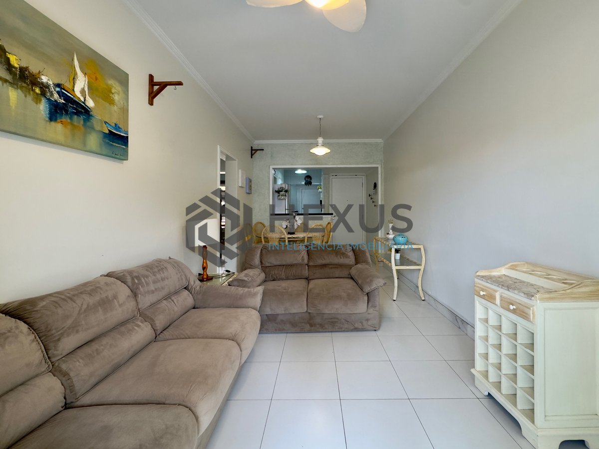 Foto 4 de Apartamento com varanda e lazer na Praia das Pitangueiras, Guaruja