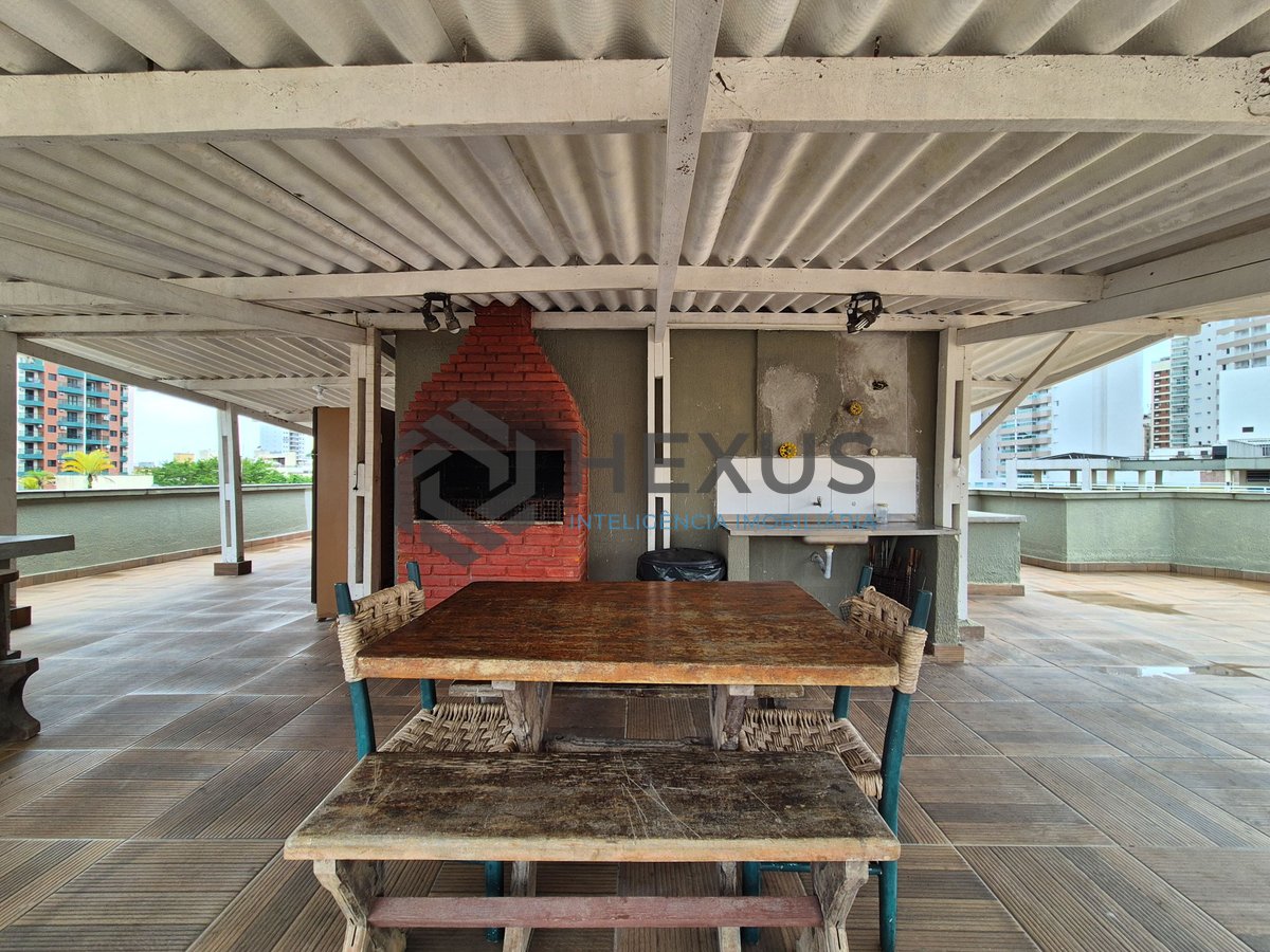 Foto 30 de Apartamento com varanda e lazer na Praia das Asturias, Guaruja