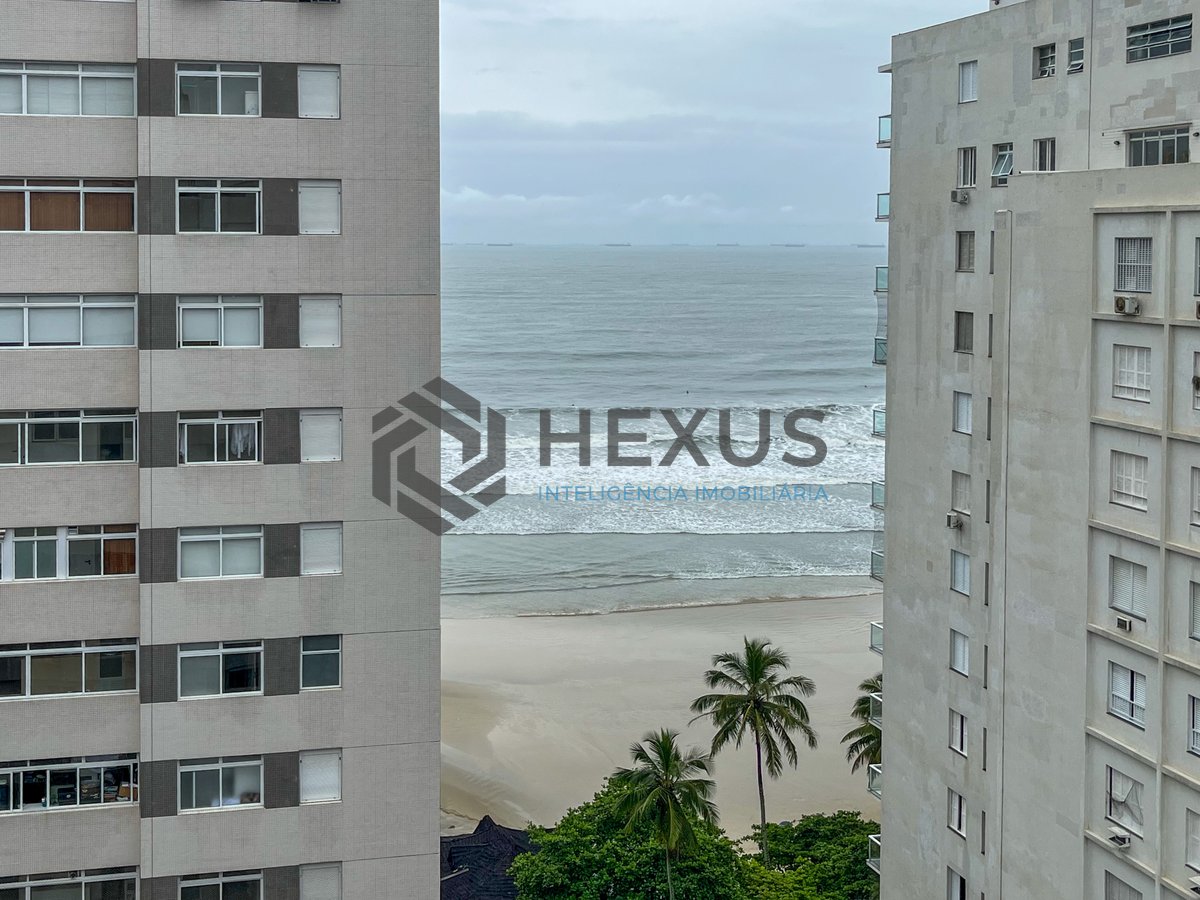 Foto 18 de Apartamento com vista mar na beira mar da Praia das Pitangueiras, Guarujá