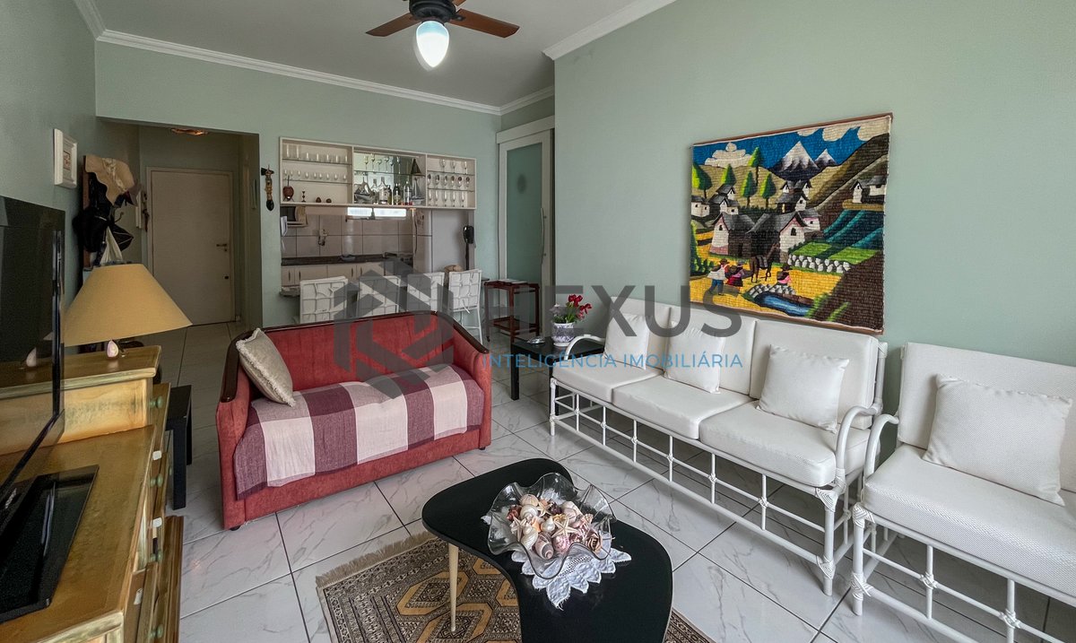Foto 5 de Apartamento com vista mar na beira mar da Praia das Pitangueiras, Guarujá