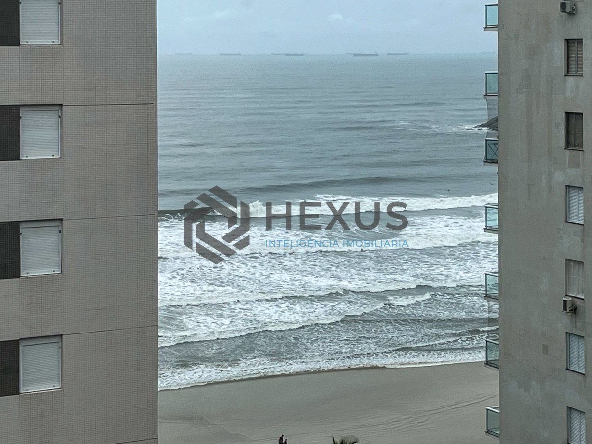 Foto 8 de Apartamento com vista mar na beira mar da Praia das Pitangueiras, Guarujá