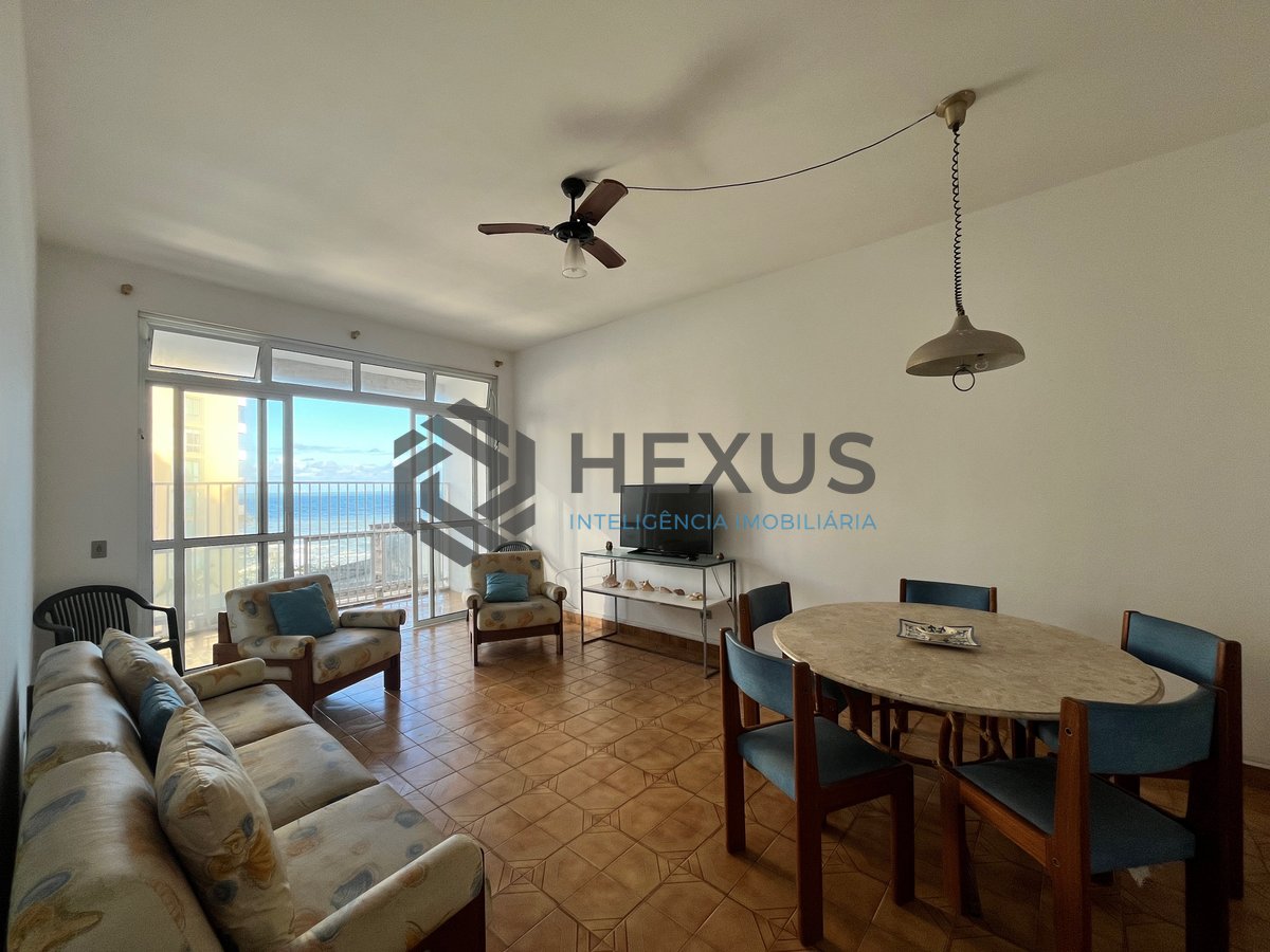 Foto 2 de Apartamento frente mar com varanda na Praia das Pitangueiras, Guaruja