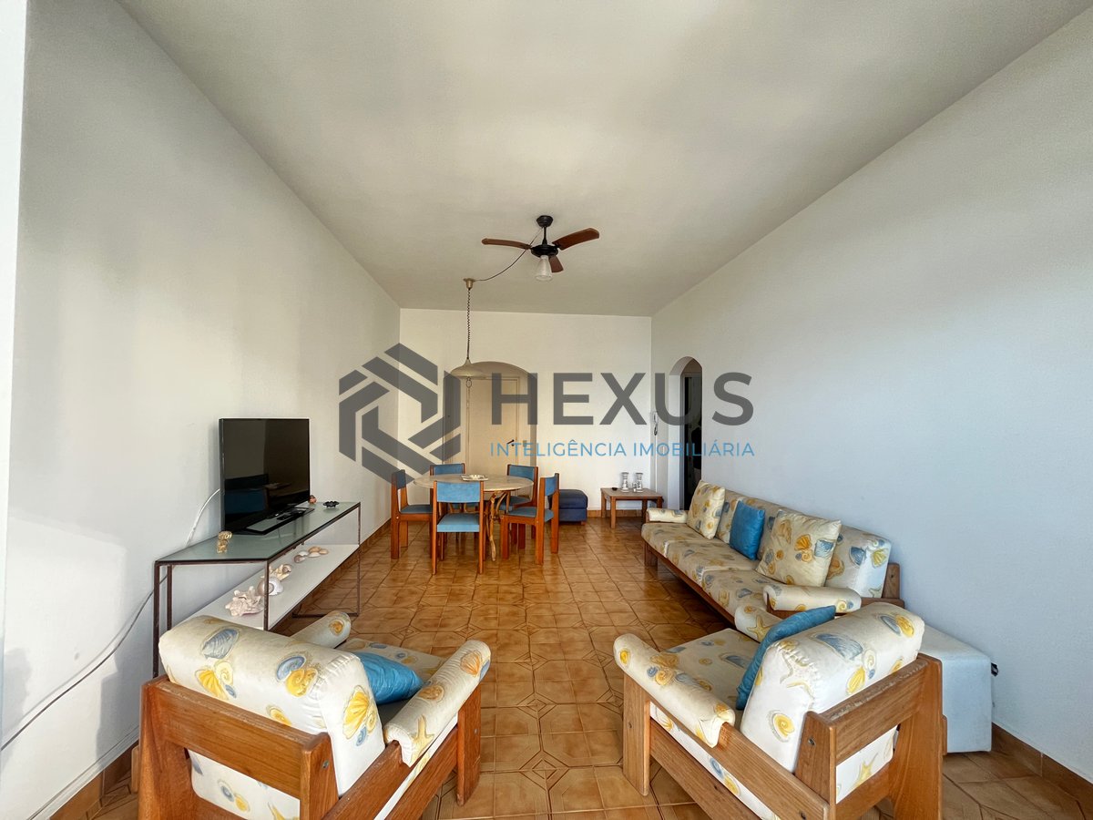 Foto 4 de Apartamento frente mar com varanda na Praia das Pitangueiras, Guaruja