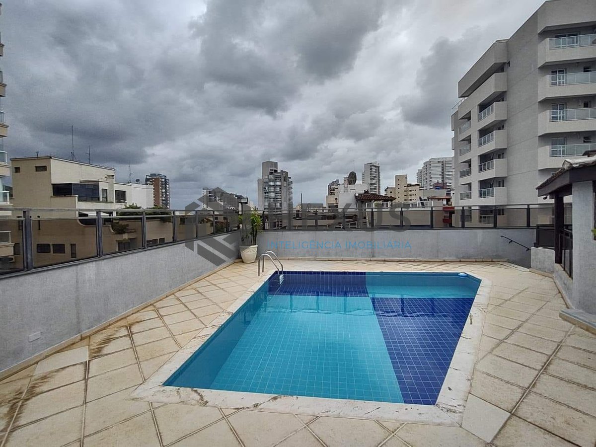 Foto 18 de Apartamento com varanda e lazer na Praia da Enseada, Guaruja