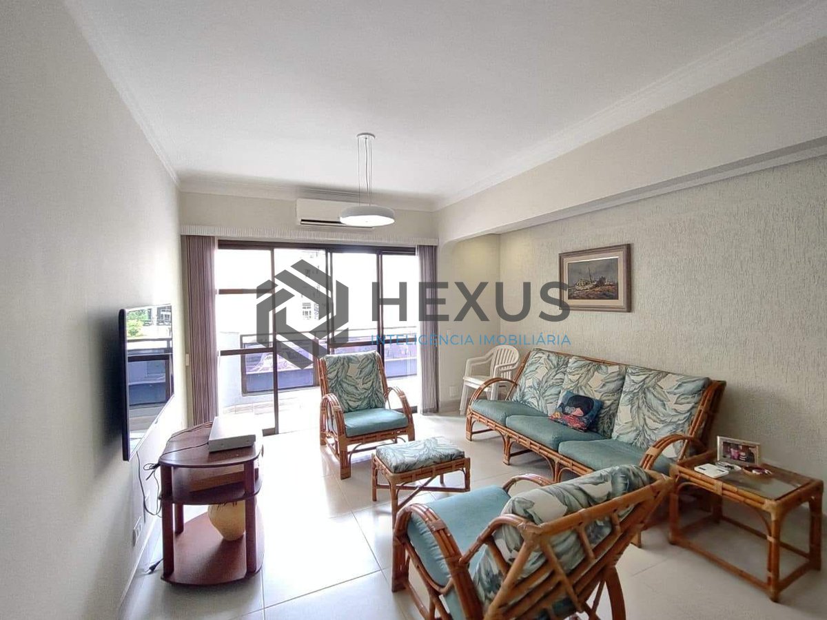 Foto 5 de Apartamento com varanda e lazer na Praia da Enseada, Guaruja