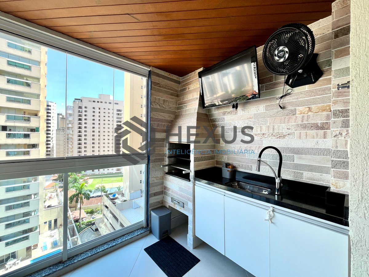 Foto 4 de Apartamento com varanda gourmet e lazer na Praia das Asturias, Guaruja