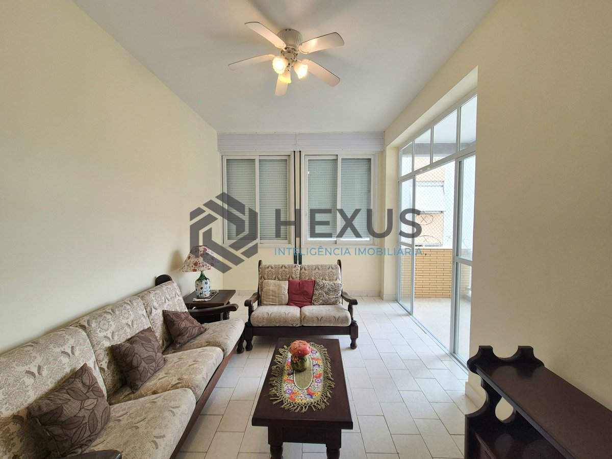 Foto 3 de Apartamento com varanda na beira mar da Praia das Pitangueiras, Guaruja