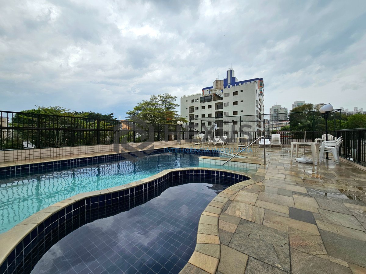 Foto 38 de Apartamento com varanda e lazer na beira mar da Praia do Tombo, Guaruja