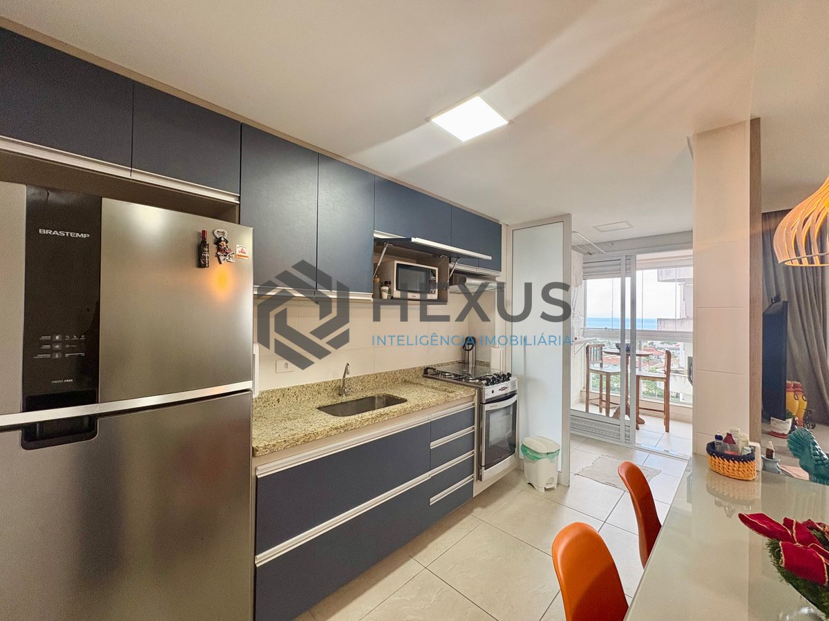 Foto 20 de Apartamento com varanda gourmet vista mar e lazer na beira mar na Praia da Enseada, Guaruja