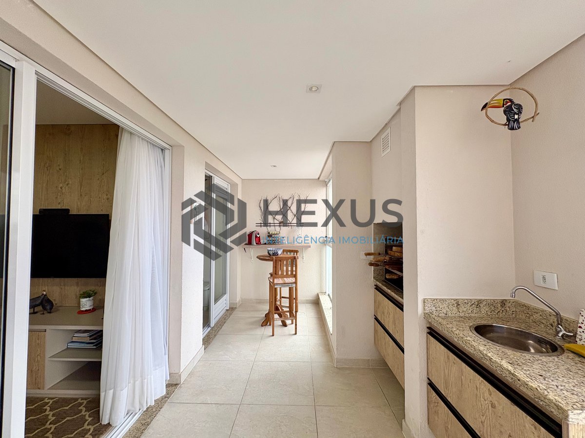 Foto 3 de Apartamento com varanda gourmet vista mar e lazer na beira mar na Praia da Enseada, Guaruja