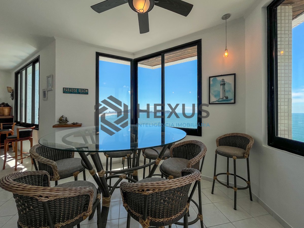 Foto 11 de Apartamento frente mar com varanda gourmet na Praia das Pitangueiras, Guaruja