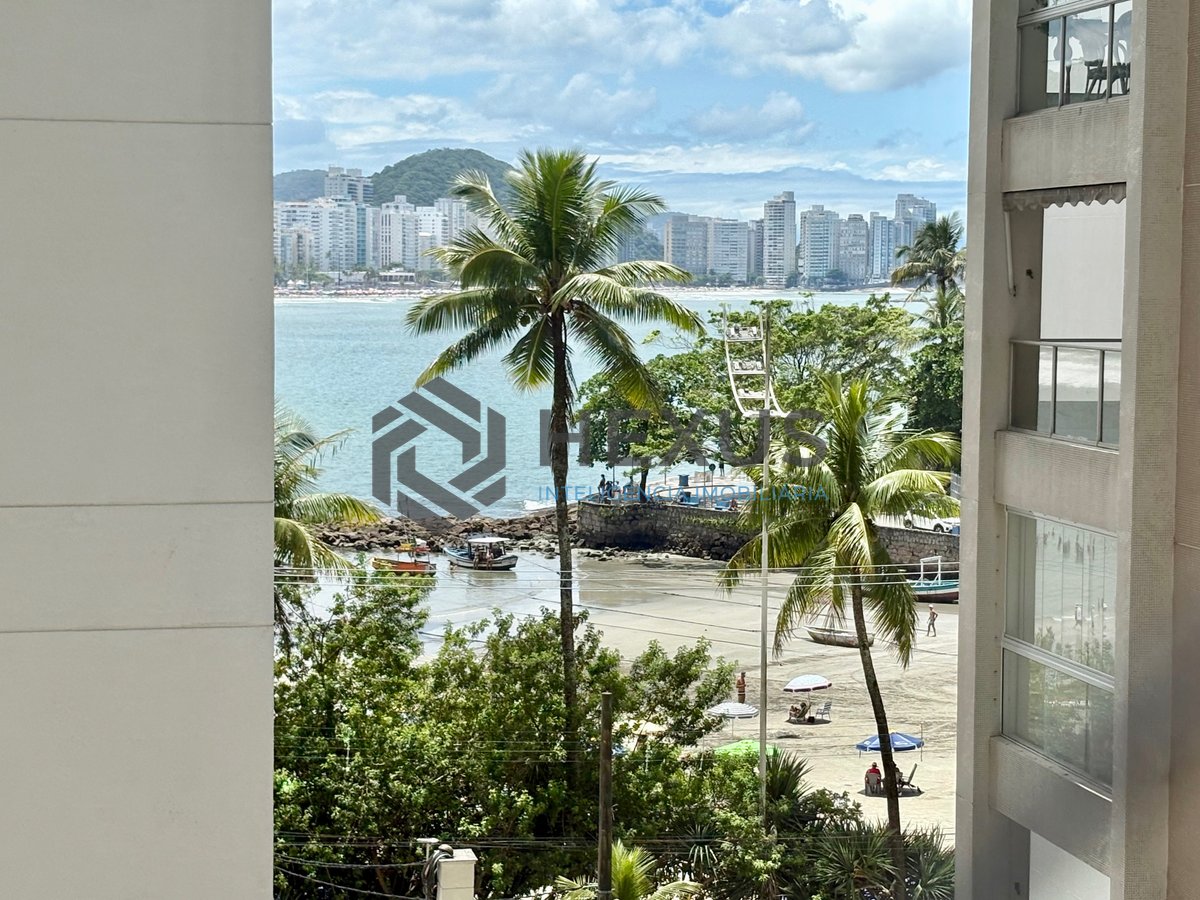 Foto 7 de Apartamento frente mar com varanda gourmet vista mar e lazer na Praia das Asturias, Guaruja