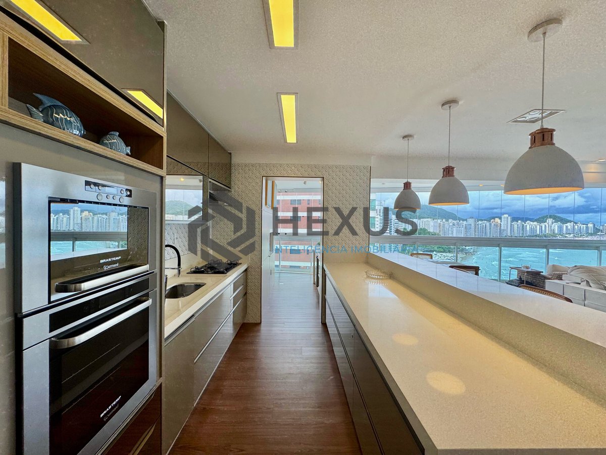 Foto 25 de Apartamento frente mar com varanda gourmet vista mar e lazer na Praia das Asturias, Guaruja