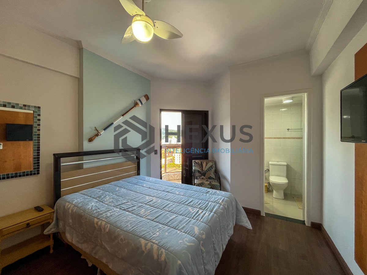 Foto 25 de Apartamento com varanda vista mar e lazer na beira mar da Praia da Enseada, Guaruja