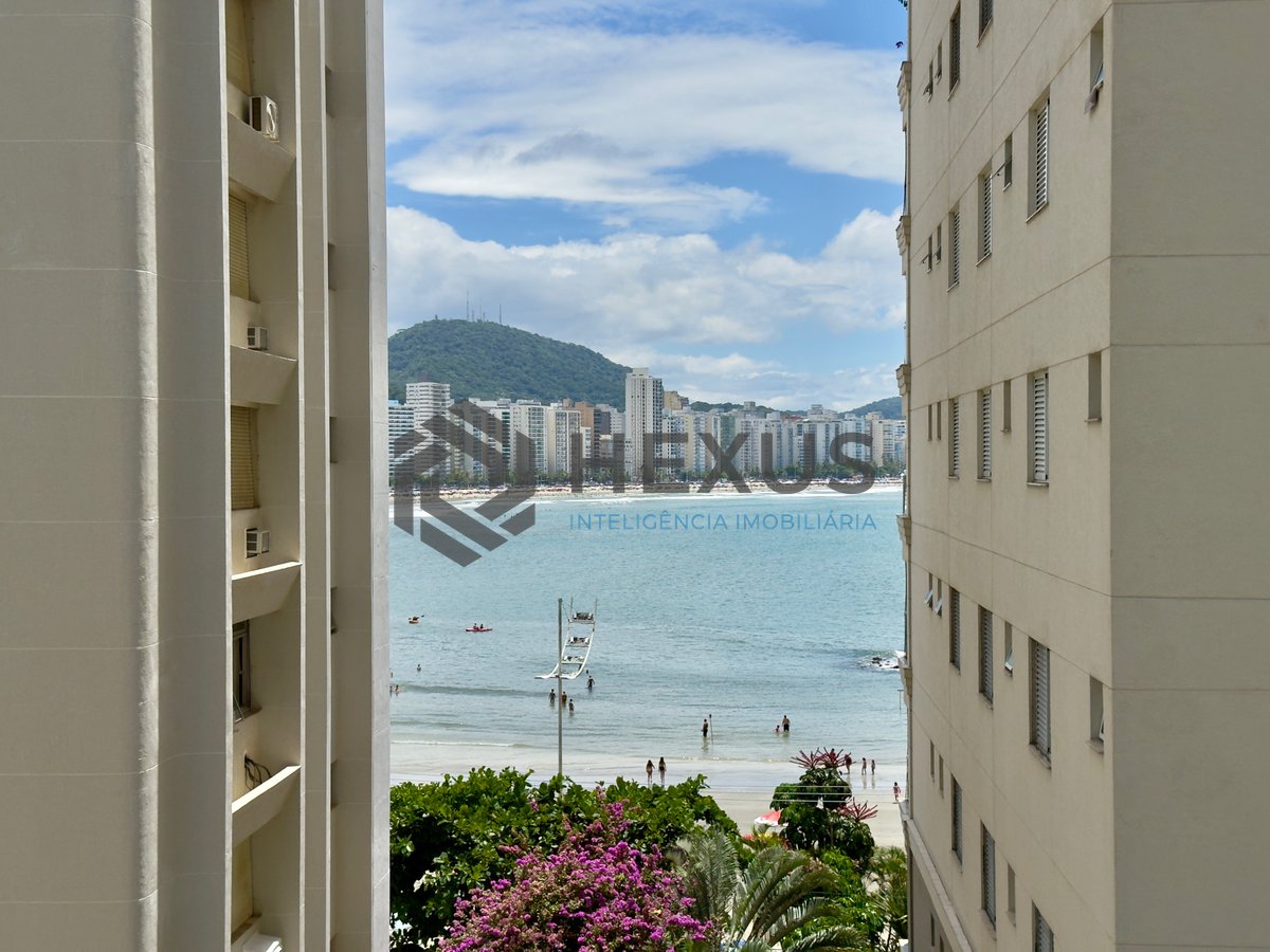 Foto 3 de Apartamento frente mar com varanda gourmet vista mar e lazer na Praia das Asturias, Guaruja