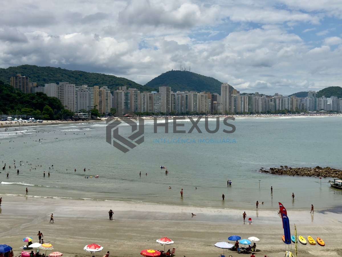 Foto 16 de Apartamento frente mar com varanda gourmet vista mar e lazer na Praia das Asturias, Guaruja
