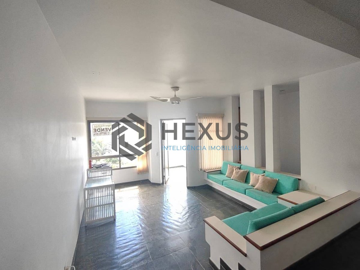 Foto 2 de Apartamento com varanda e lazer na Praia da Enseada, Guaruja